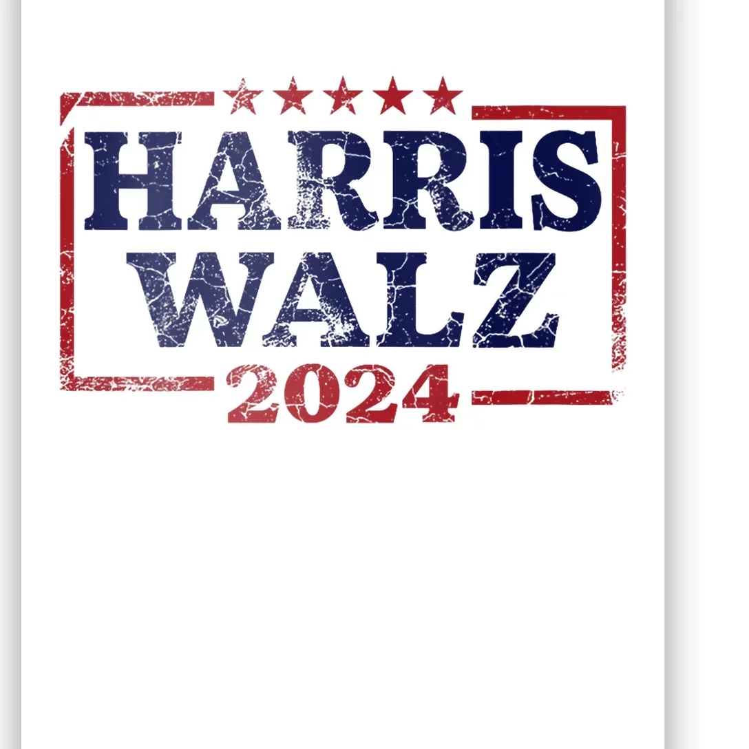 Harris Waltz 2024 Election Kamala Harris Tim Waltz 2024 Poster