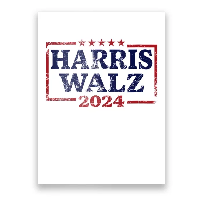 Harris Waltz 2024 Election Kamala Harris Tim Waltz 2024 Poster