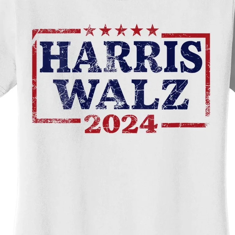 Harris Waltz 2024 Election Kamala Harris Tim Waltz 2024 Women's T-Shirt