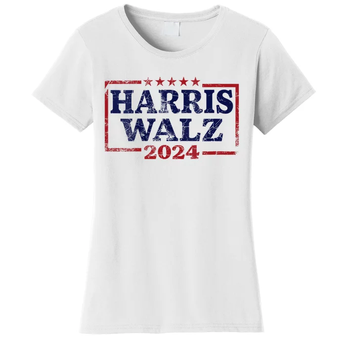 Harris Waltz 2024 Election Kamala Harris Tim Waltz 2024 Women's T-Shirt