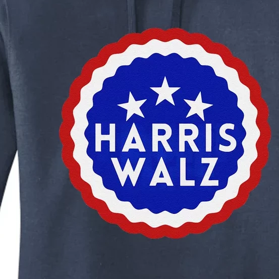 Harris Walz 2024 Kamala Harris 2024 Tim Walz 2024 Usa Flag Women's Pullover Hoodie