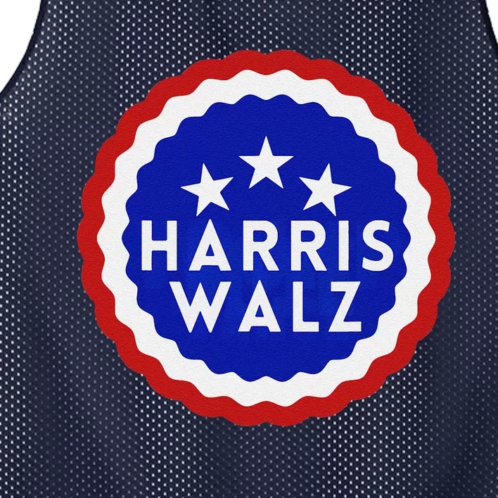 Harris Walz 2024 Kamala Harris 2024 Tim Walz 2024 Usa Flag Mesh Reversible Basketball Jersey Tank