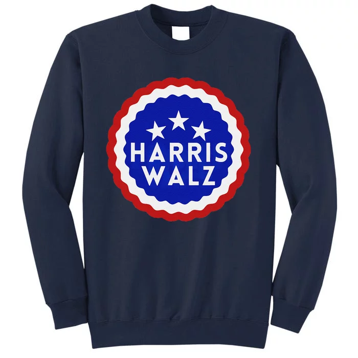 Harris Walz 2024 Kamala Harris 2024 Tim Walz 2024 Usa Flag Tall Sweatshirt