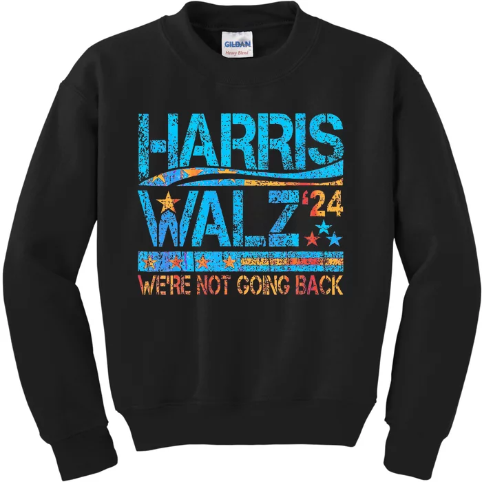 Harris Waltz 2024 Election Kamala Harris Tim Waltz 2024 Kids Sweatshirt