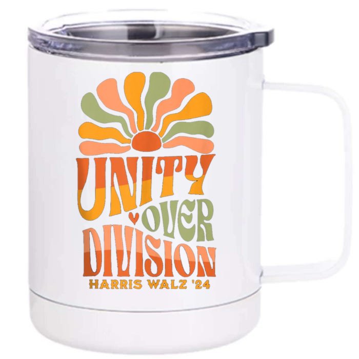 Harris Waltz 2024 Unity Over Division Front & Back 12oz Stainless Steel Tumbler Cup