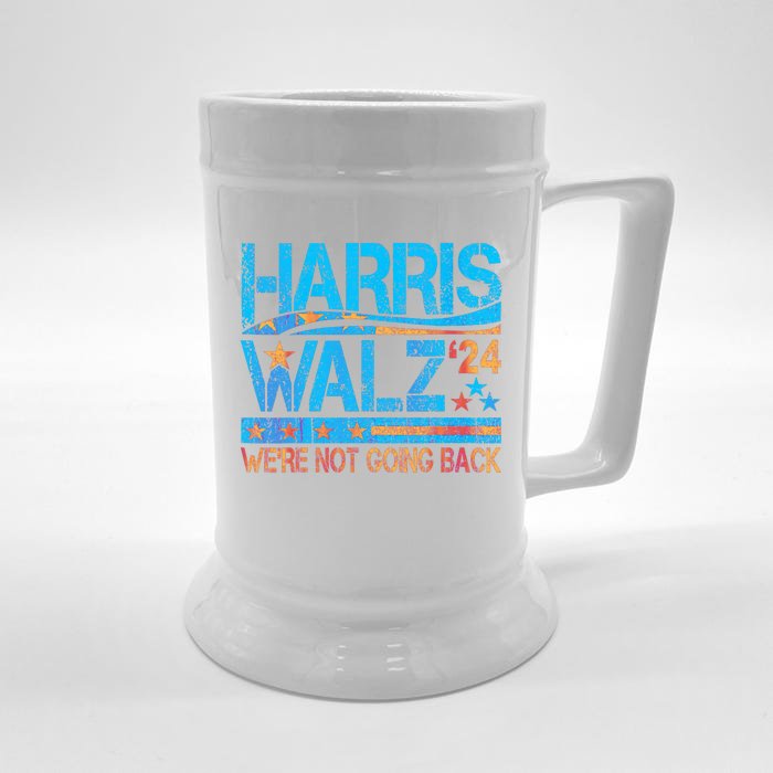 Harris Waltz 2024 Election Kamala Harris Tim Waltz 2024 Front & Back Beer Stein