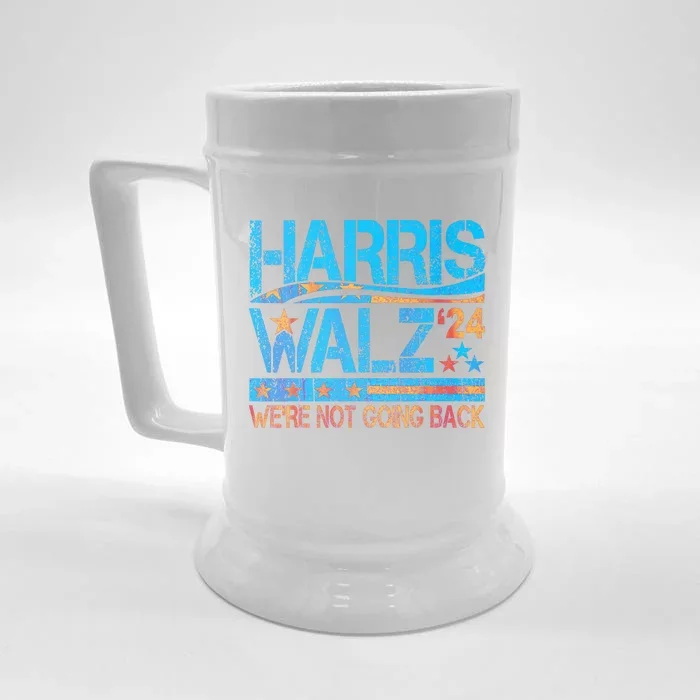 Harris Waltz 2024 Election Kamala Harris Tim Waltz 2024 Front & Back Beer Stein