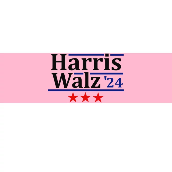 Harris Walz 24 Classic Patriotic Campaign Design Bumper Sticker