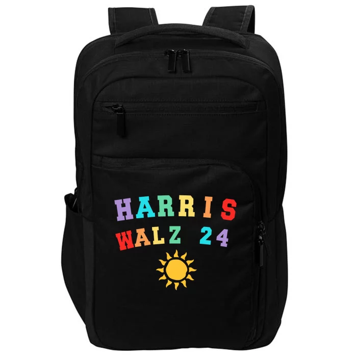 Harris Walz 2024 Bright Future Campaign Design Impact Tech Backpack