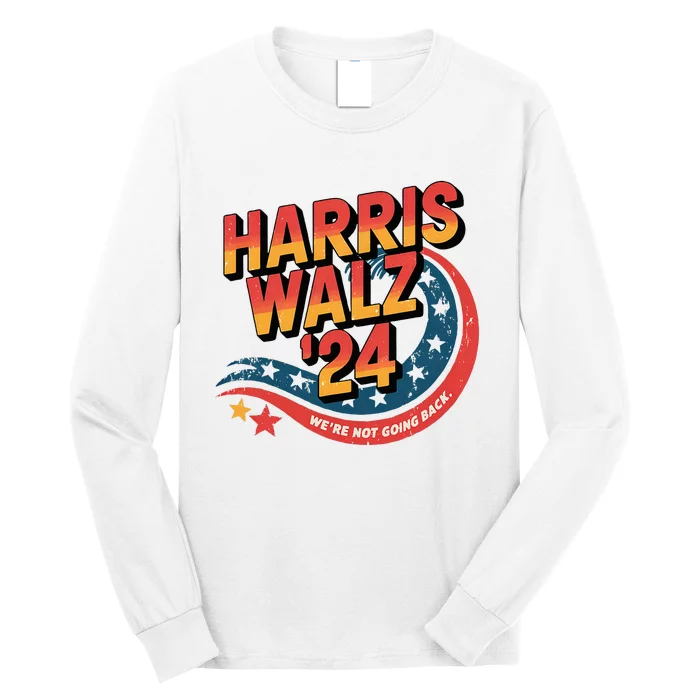 Harris Waltz 2024 Election Kamala Harris Tim Waltz 2024 Long Sleeve Shirt