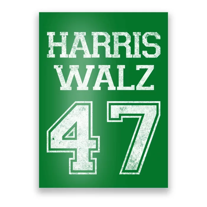 Harris Walz 2024 Campaign For President Vintage Harris Waltz Poster