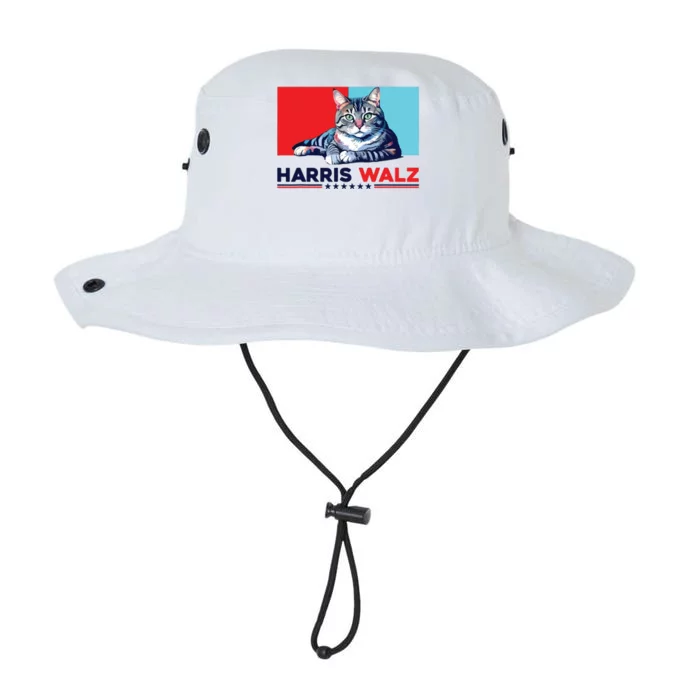 Harris Walz 2024 Funny Cat Election Kamala Harris Legacy Cool Fit Booney Bucket Hat