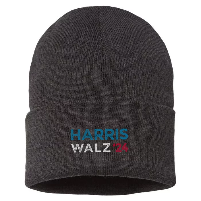 Harris Walz 2024 Sustainable Knit Beanie