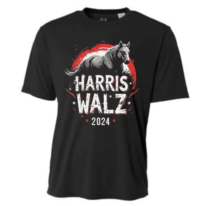 Harris Walz 2024 Wolf Cooling Performance Crew T-Shirt