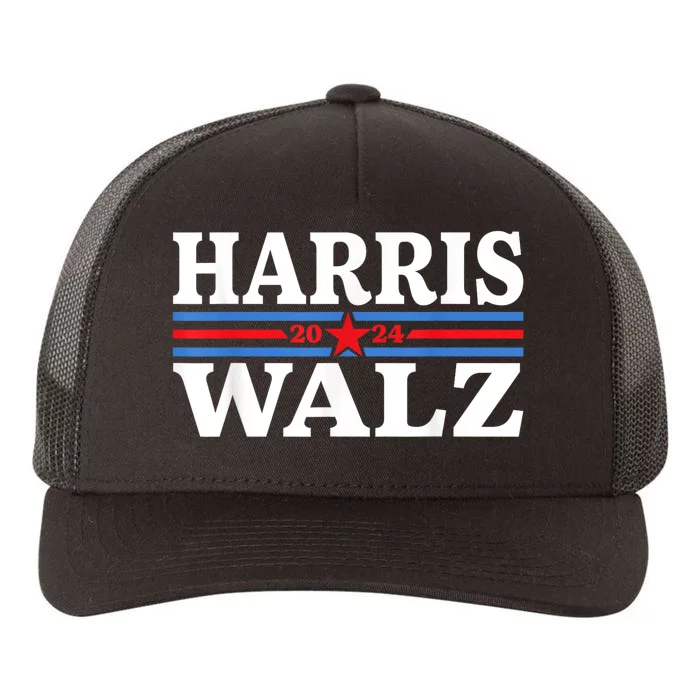 Harris Waltz 2024 Election Kamala Harris Tim Waltz 2024 Yupoong Adult 5-Panel Trucker Hat