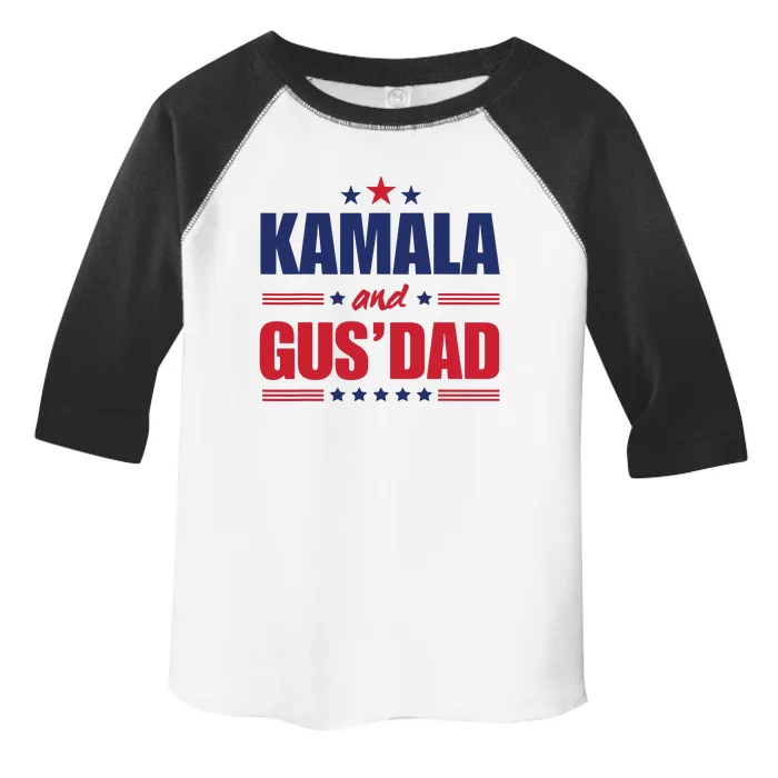 Harris Walz 2024 Presidential Election Kamala Retro Funny Toddler Fine Jersey T-Shirt