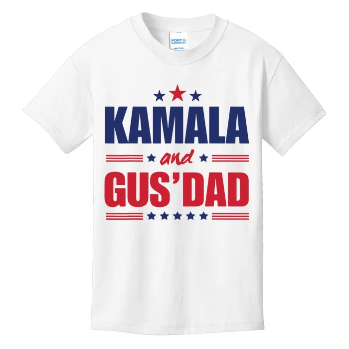 Harris Walz 2024 Presidential Election Kamala Retro Funny Kids T-Shirt