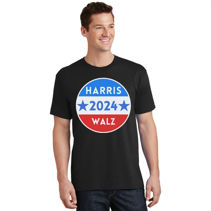 Harris Walz 2024 Kamala Harris 2024 Tim Walz 2024 Usa Flag T-Shirt