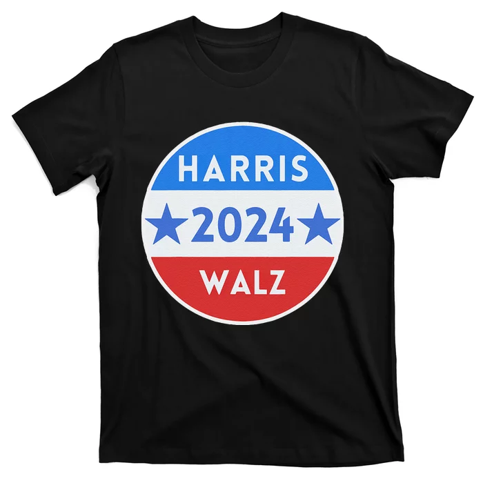 Harris Walz 2024 Kamala Harris 2024 Tim Walz 2024 Usa Flag T-Shirt