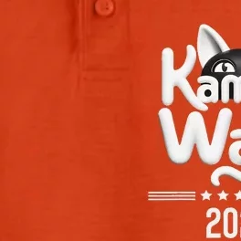 Harris Walz 2024 Funny Cat Election Kamala Harris Tim Waltz Dry Zone Grid Performance Polo