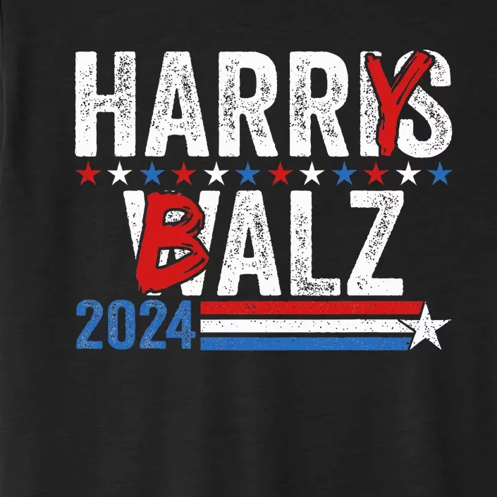 Harris Walz 24 Harry Balz 2024 Meme Democratics Vote ChromaSoft Performance T-Shirt