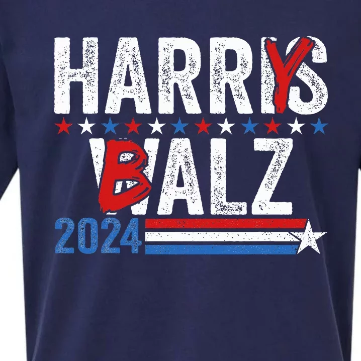 Harris Walz 24 Harry Balz 2024 Meme Democratics Vote Sueded Cloud Jersey T-Shirt