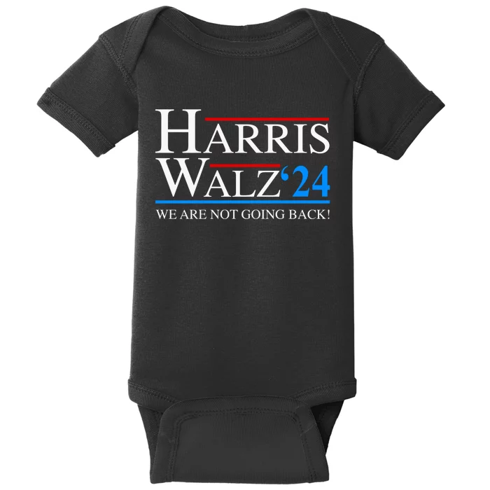 Harris Waltz 2024 Election President Kamala Harris Tim Walz Baby Bodysuit