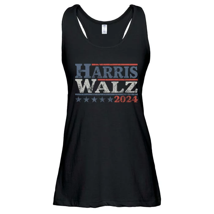 Harris Waltz 2024 Election Kamala Harris Tim Waltz 2024 Ladies Essential Flowy Tank