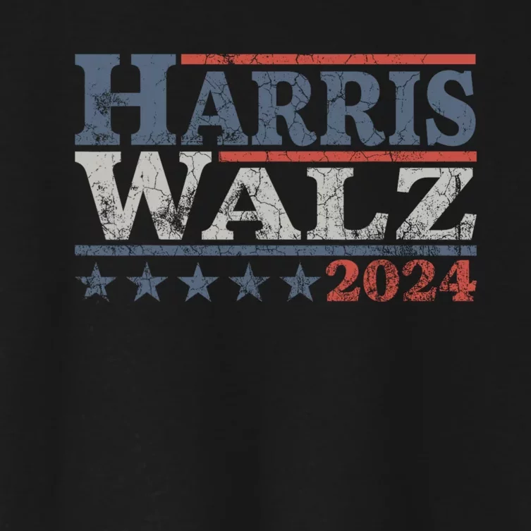 Harris Waltz 2024 Election Kamala Harris Tim Waltz 2024 Women's Crop Top Tee