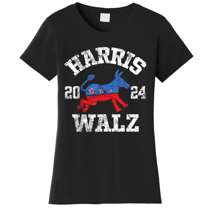 Harris Walz 2024 Election Kamala Harris Tim Waltz 2024 Women's T-Shirt