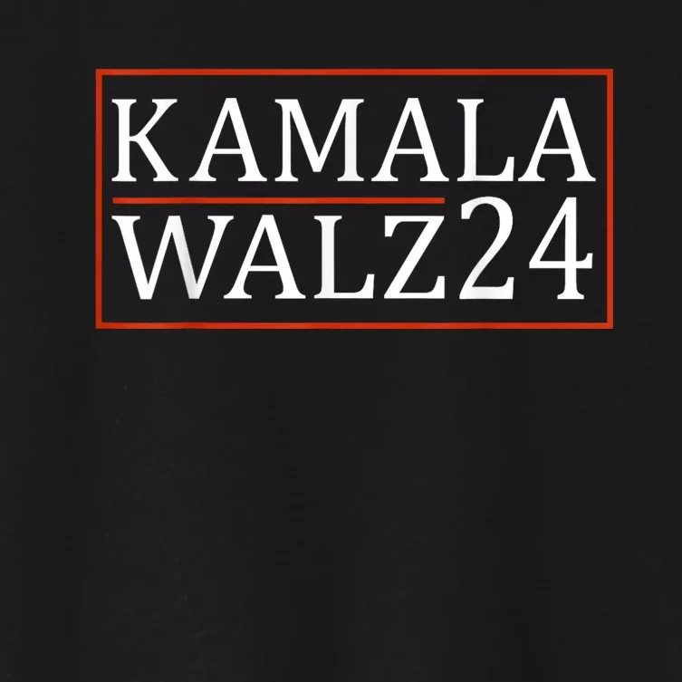 Harris Waltz 2024  Kamala Harris Tim Waltz Women's Crop Top Tee