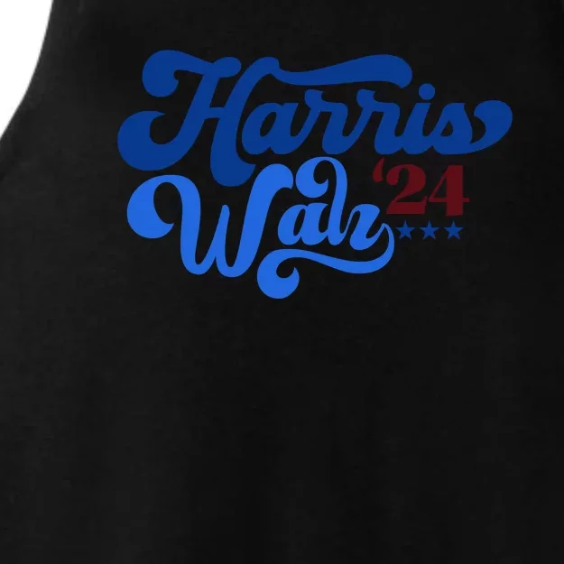 Harris Walz 2024 Retro Ladies Tri-Blend Wicking Tank