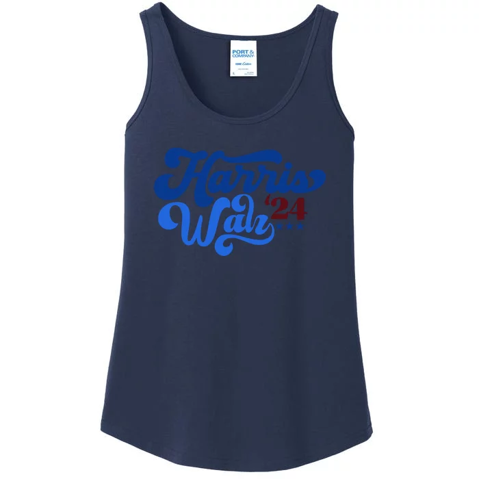 Harris Walz 2024 Retro Ladies Essential Tank