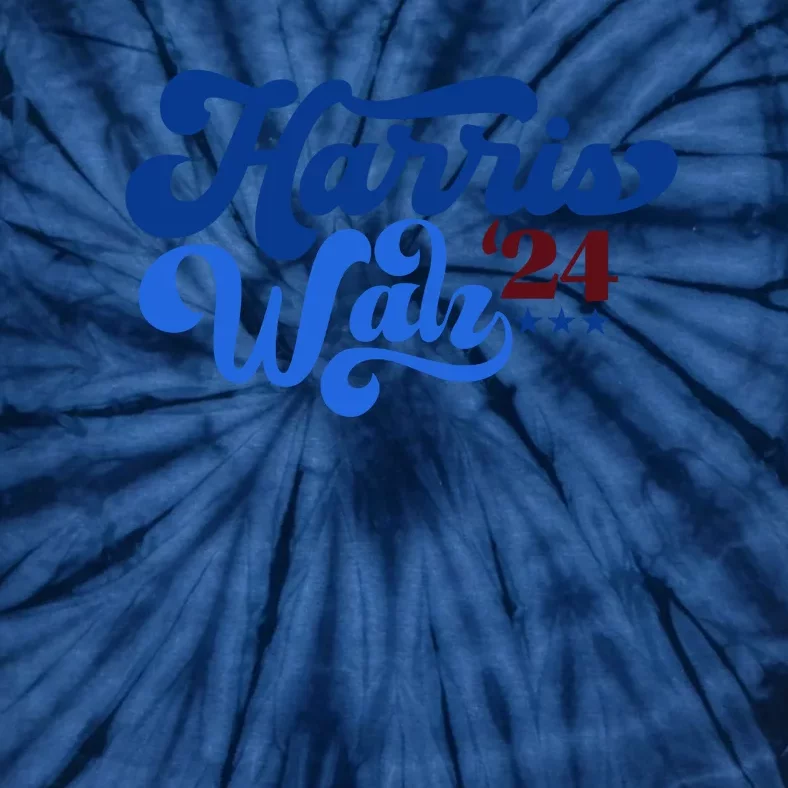 Harris Walz 2024 Retro Tie-Dye T-Shirt