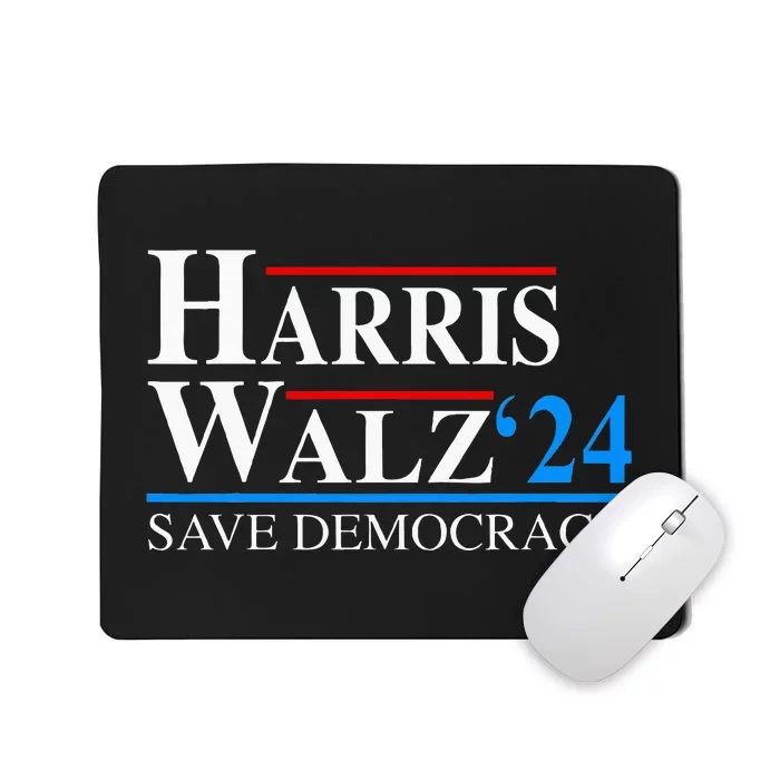 Harris Waltz 2024 Vice President Kamala Harris Tim Walz 2024 Mousepad