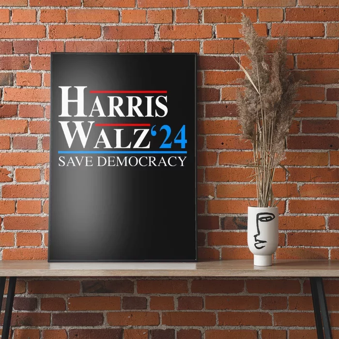 Harris Waltz 2024 Vice President Kamala Harris Tim Walz 2024 Poster