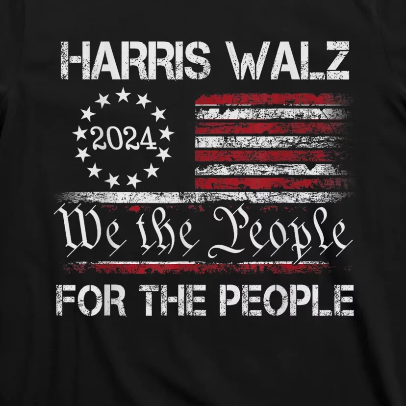 Harris Waltz 2024 For The People Kamala Harris Tim Waltz T-Shirt