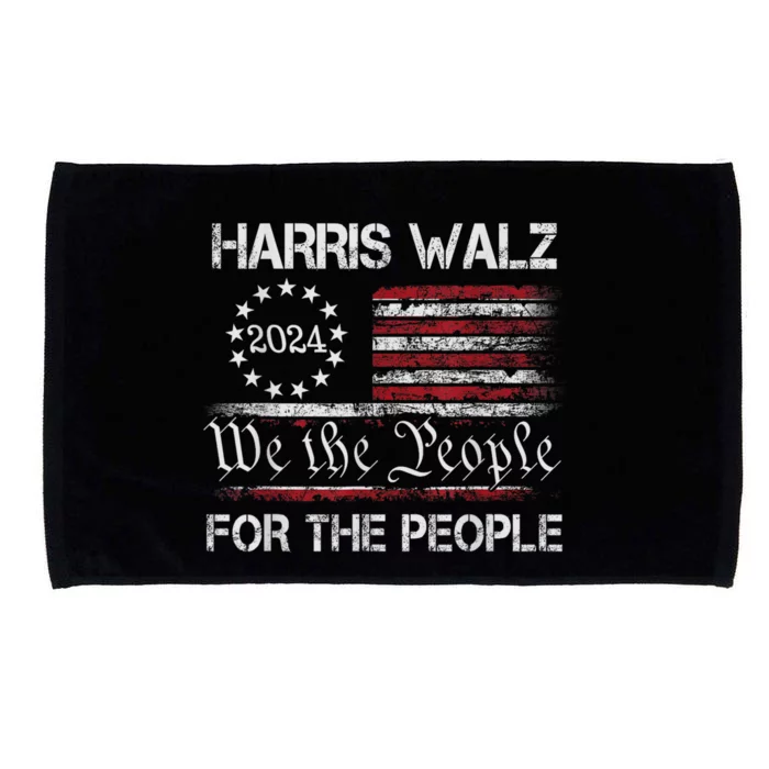 Harris Waltz 2024 For The People Kamala Harris Tim Waltz Microfiber Hand Towel