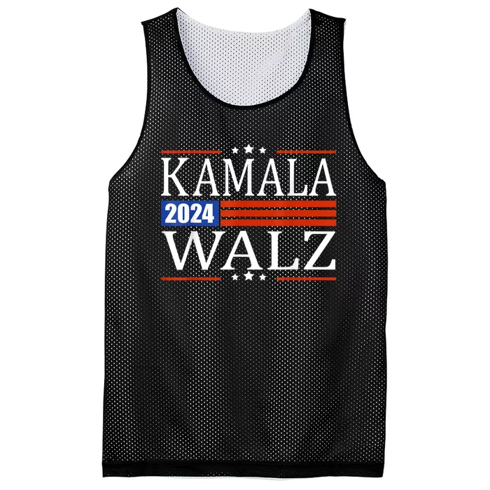 Harris Waltz 2024  Kamala Harris Tim Waltz Mesh Reversible Basketball Jersey Tank