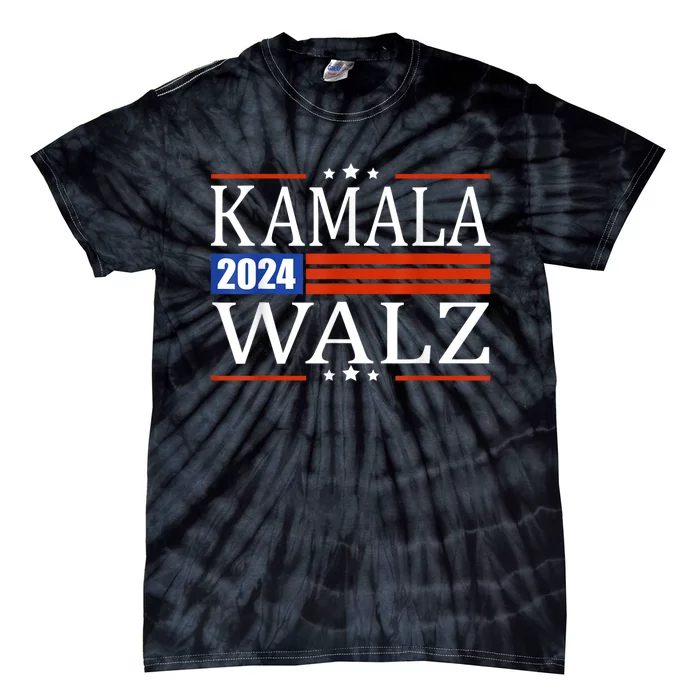 Harris Waltz 2024  Kamala Harris Tim Waltz Tie-Dye T-Shirt