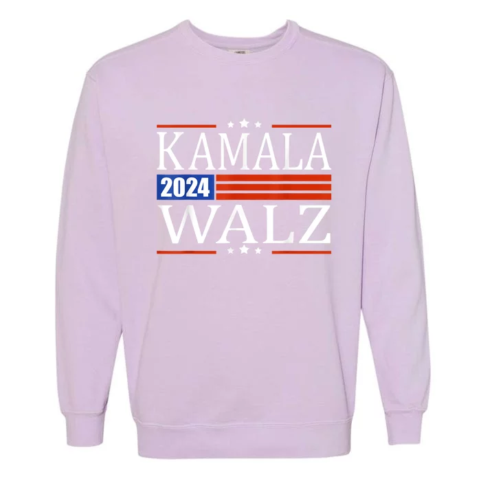 Harris Waltz 2024  Kamala Harris Tim Waltz Garment-Dyed Sweatshirt