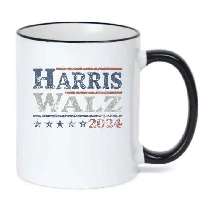 Harris Waltz 2024 Election Kamala Harris Tim Waltz 2024 Black Color Changing Mug