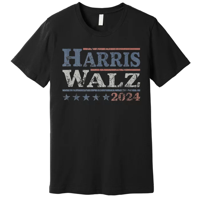 Harris Waltz 2024 Election Kamala Harris Tim Waltz 2024 Premium T-Shirt