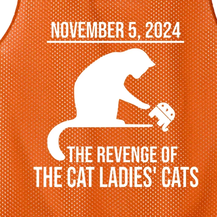 Harris Walz 2024 November 5 2024 The Revenge Of The Cat Ladies Cats Mesh Reversible Basketball Jersey Tank