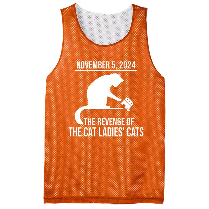 Harris Walz 2024 November 5 2024 The Revenge Of The Cat Ladies Cats Mesh Reversible Basketball Jersey Tank