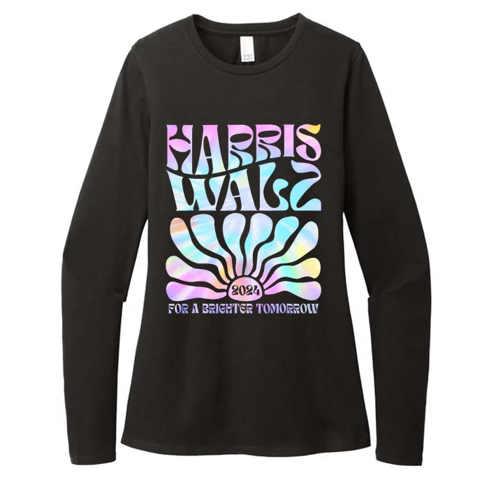 Harris Waltz 2024 For A Brighter Tomorrow Boho Aesthetic Womens CVC Long Sleeve Shirt