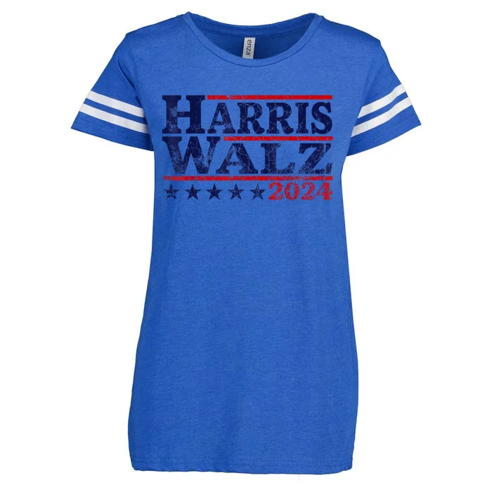 Harris Waltz 2024 Election Kamala Harris Tim Waltz 2024 Enza Ladies Jersey Football T-Shirt