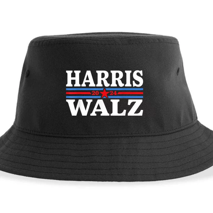 Harris Waltz 2024 Election Kamala Harris Tim Waltz 2024 Sustainable Bucket Hat