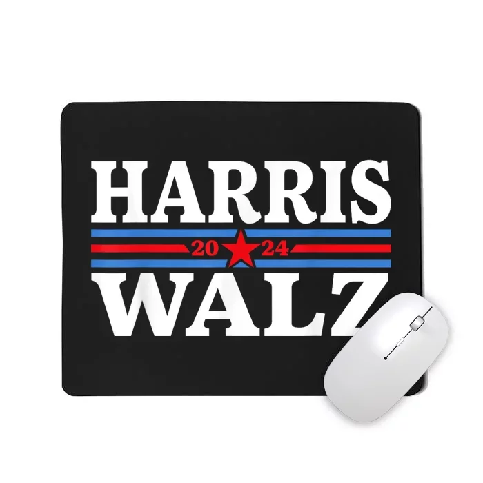 Harris Waltz 2024 Election Kamala Harris Tim Waltz 2024 Mousepad