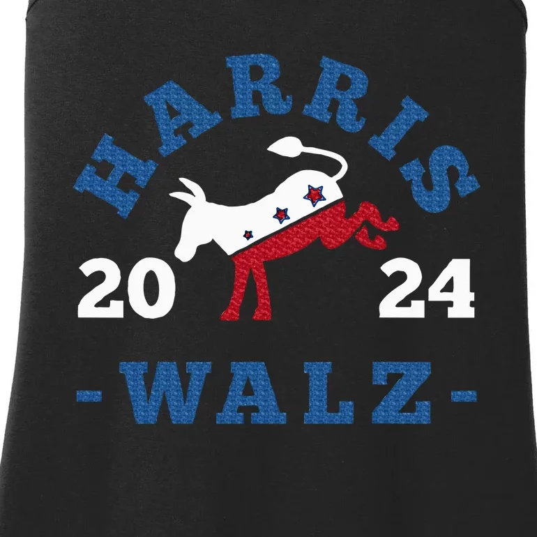 Harris Waltz 2024 Election Kamala Harris Tim Waltz 2024 Ladies Essential Tank